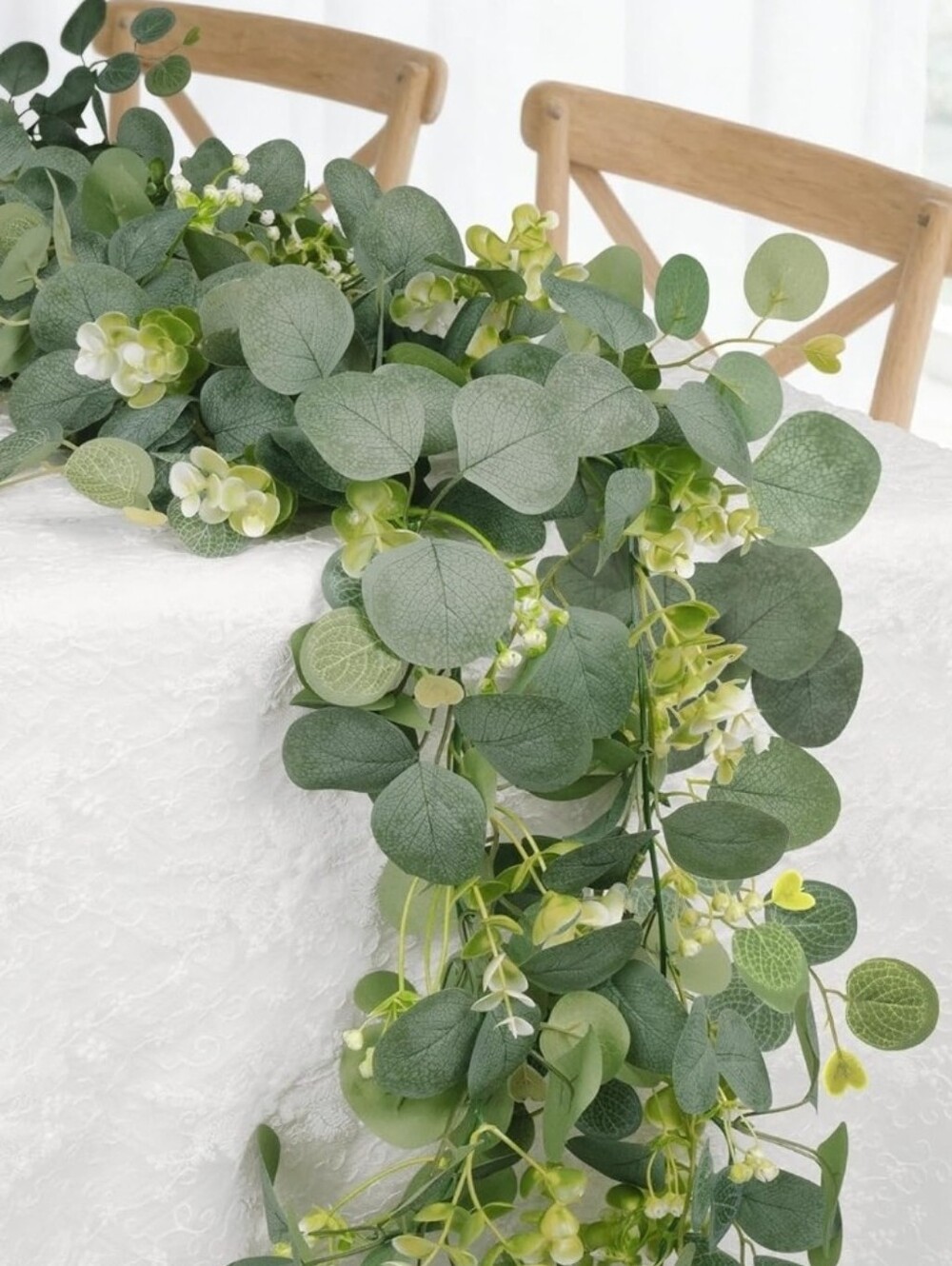 Artificial Eucalyptus Garland - Green Home Accents